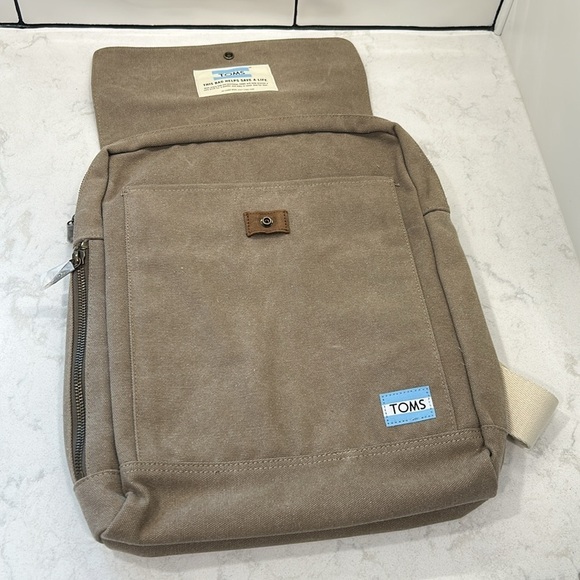 Toms Trekker Canvas Backpack Dessert Taupe - Women's - Picture 6 of 13